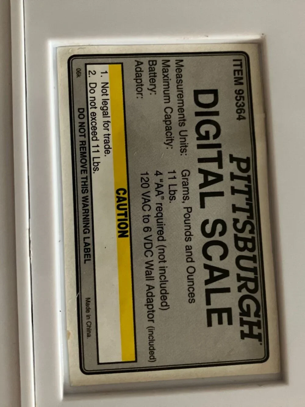 Pittsburg Digital Scale